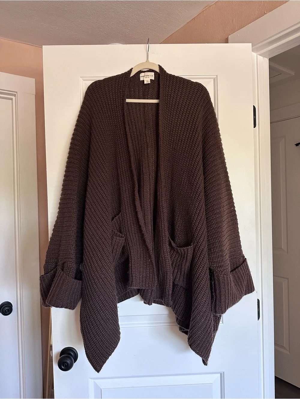 Indigo Luna Tuula Poncho in Cacao - Picture 6 of 8